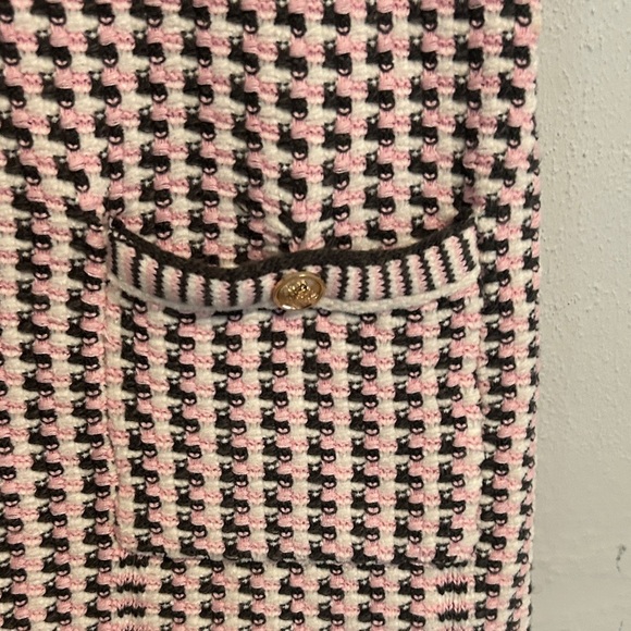 Fate Pink and Black Geometric Mini Dress - Picture 3 of 3